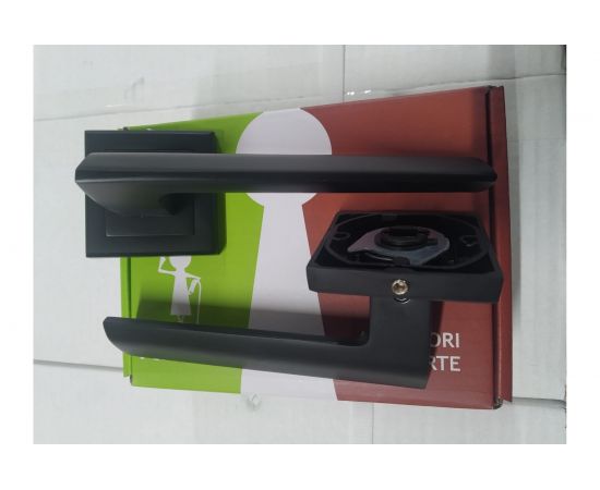 Ручка дверная Rucetti RAP 21-S BL, цвет - черный 9013296 – изображение 4