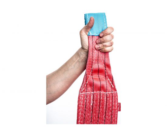 Буксировочный ремень Tplus 30 т, 8 м, петля/петля T000036 – изображение 4