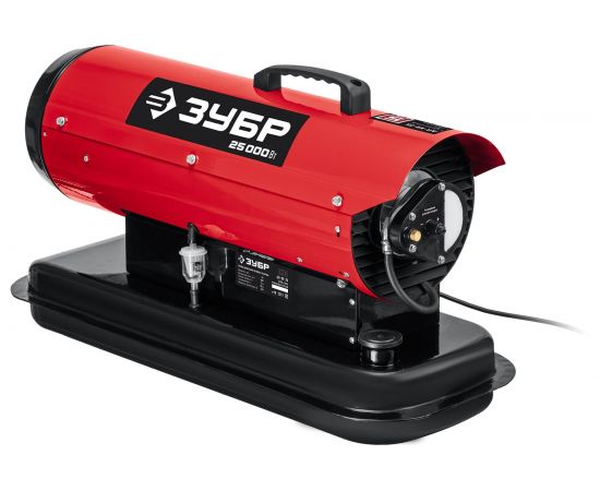 Дизельная тепловая пушка ЗУБР 25 кВт, прямой нагрев ДП-К8-25 – изображение 8