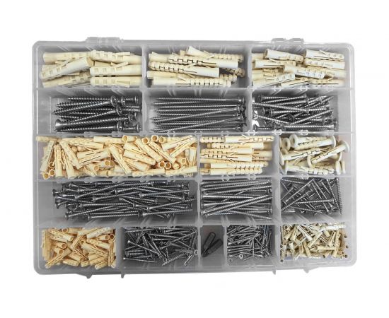 Набор распорных дюбелей и шурупов ЕВРОПАРТНЕР КРЕПИСАМ N 0099 