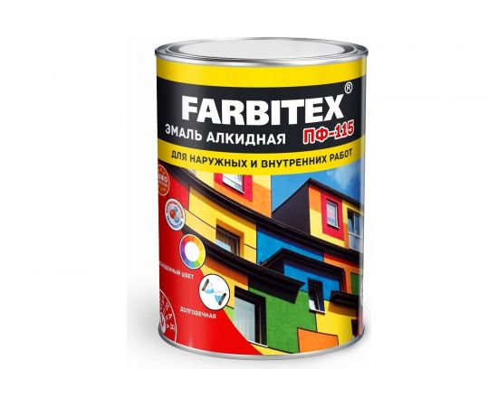 Алкидная эмаль FARBITEX ПФ-115 (изумрудный; 2.7 кг) 4300001772 