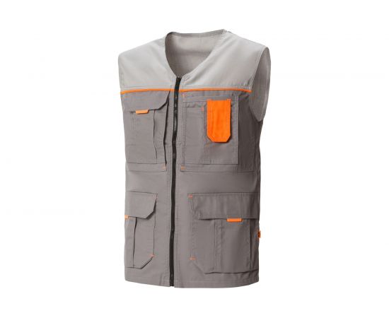 Жилет СОЮЗСПЕЦОДЕЖДА Профессионал темно-серый/светло-серый, р. 48-50, рост 170-176 2000000060965 