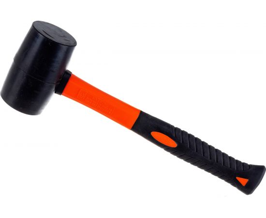 Киянка HARDEN резиновая, черная, фибергласовая ручка, 500 гр. 590415 