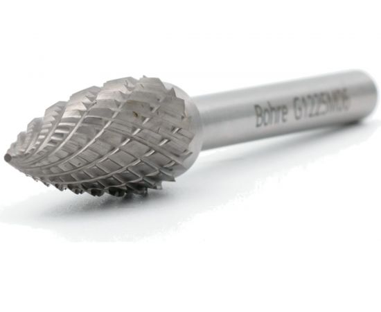 Борфреза парабола (тип формы - G; 12х25х6х70 мм) Bohre КБ001432 