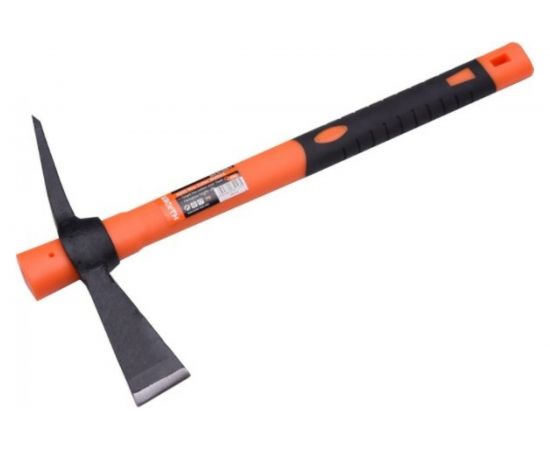 Кирка HARDEN профессиональная, 400 г. с фибергласовой рукоятью и плоским резаком 590614 