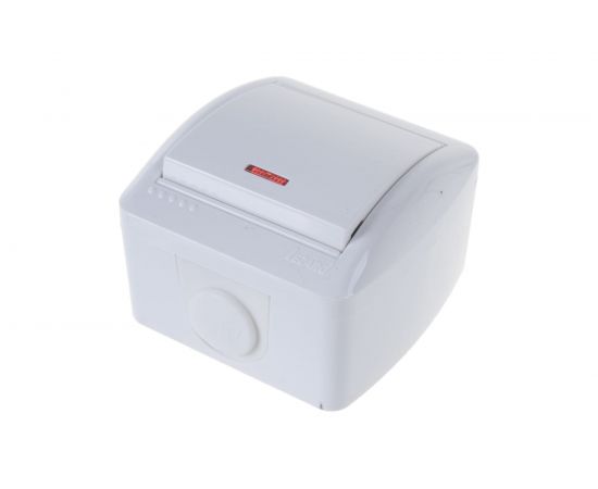 Выключатель Lezard NATA с подсветкой, белый 710-0200-111 – изображение 2