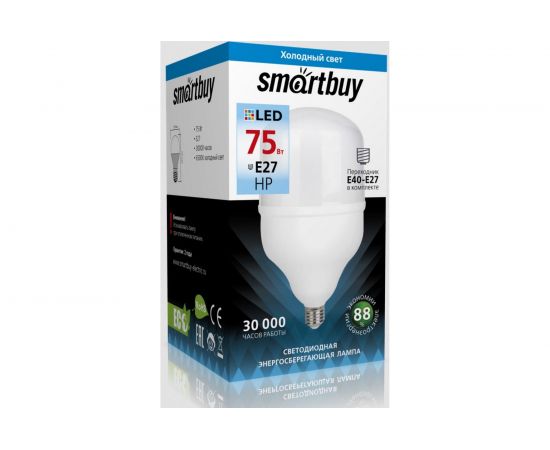 Светодиодная лампа Smartbuy LED HP75W/6500/E27 SBL-HP-75-65K-E27 – изображение 2