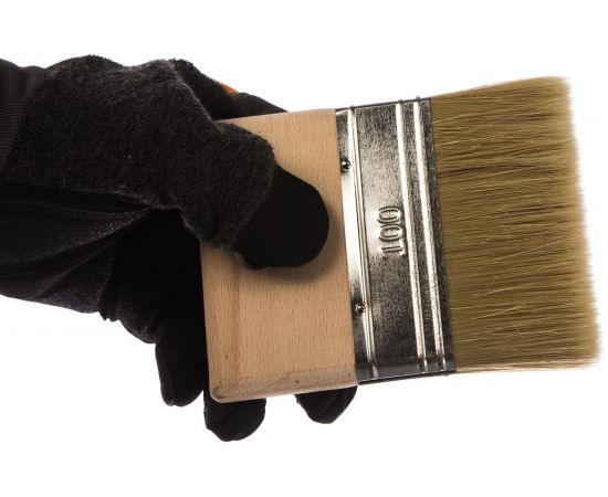 Кисть для штукатурки Лазурный берег смешанная щетина, 100мм 501100 – изображение 2