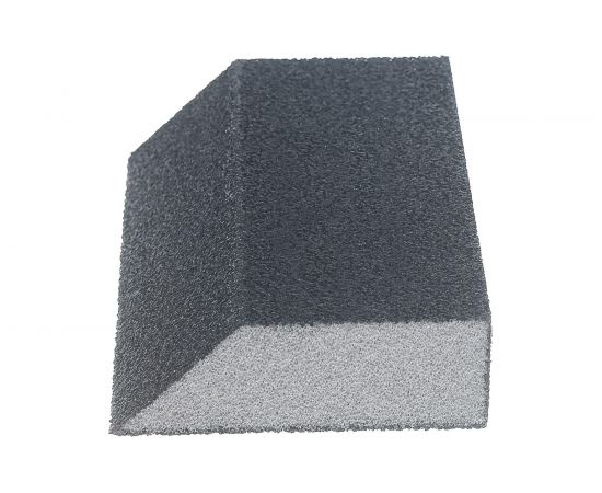 Губка шлифовальная угловая, алюминий-оксидная (100х70х25 мм; Р360) FIT IT 38376 – изображение 2