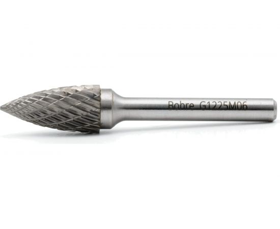 Борфреза парабола (тип формы - G; 12х25х6х70 мм) Bohre КБ001432 – изображение 2