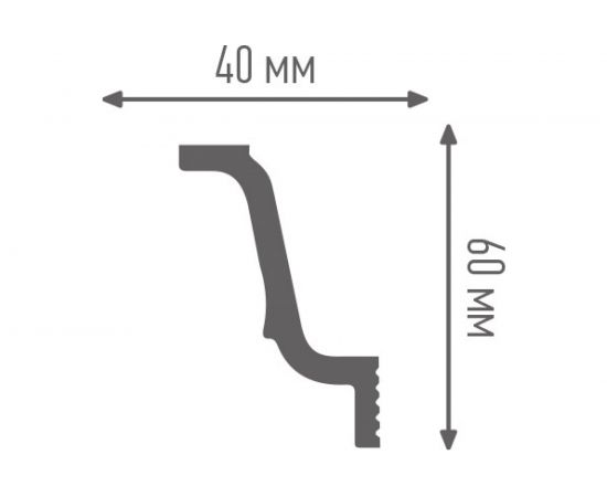 Плинтус ПЛИНТЭКС J 40/60 SC 24607173941491 – изображение 2