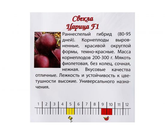 Семена Агрони Свекла столовая ЦАРИЦА F1 3790 – изображение 3
