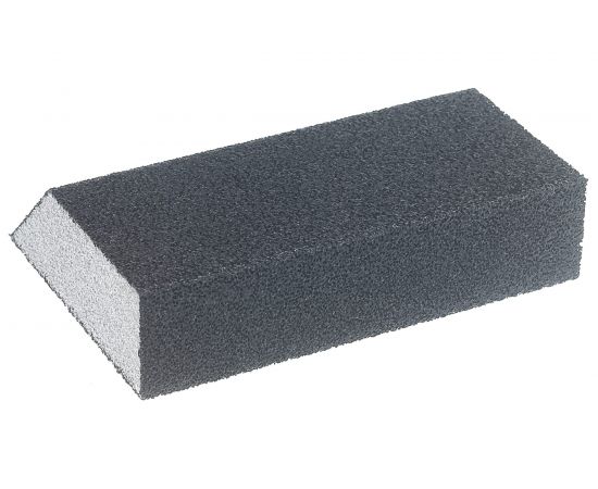 Губка шлифовальная угловая, алюминий-оксидная (100х70х25 мм; Р360) FIT IT 38376 – изображение 3