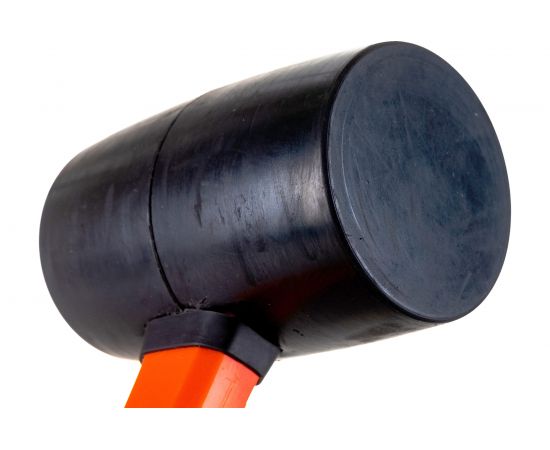 Киянка HARDEN резиновая, черная, фибергласовая ручка, 500 гр. 590415 – изображение 4