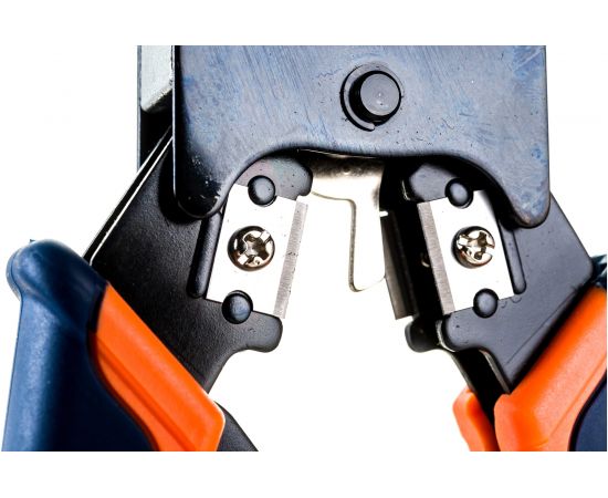 Обжимной инструмент LANMASTER 6P, 8P, с храповым механизмом LAN-CRI-500R – изображение 6