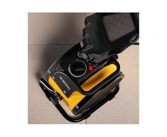 Тепловая пушка DENZEL керамический нагреватель тепловентилятор DHC 2-100, 220В, 0,025/1/2 кВт 96429 – изображение 7