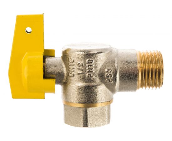 Шаровой угловой кран для газа СТМ ГАЗ 1/2", ш/г, бабочка CGLMFB12 – изображение 8