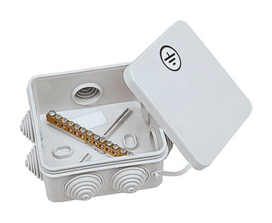 Коробка уравнивания потенциалов EZETEK 7 подключений 85х85х40мм 44457 