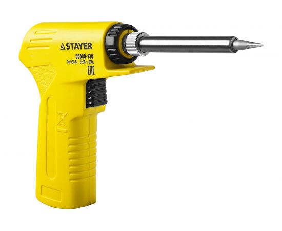 Паяльник Stayer с пластиковой рукояткой PROFI PROTerm 30-130Вт 55308-130 