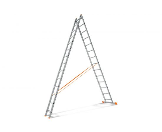 Двухсекционная лестница Эйфель Гранит 2х14 