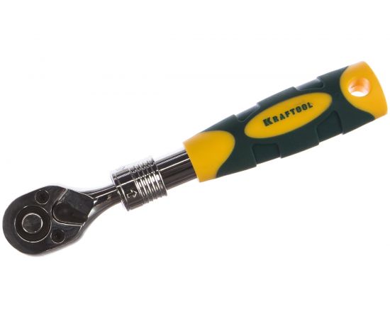 Трещотка для торцовых головок Kraftool PRO телескопическая, Сr-V сталь, 72 зубца, 1/4 27798-1/4 