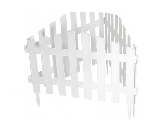 Декоративный забор Россия Барокко 28x300 см белый 65035 