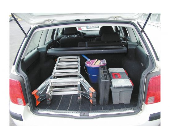 Шарнирная телескопическая стремянка Krause MONTO TELEMATIC 4х5 перекладины 129963 – изображение 11