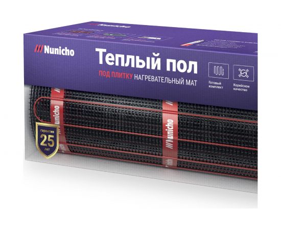 Электрический теплый пол Nunicho 2.5 м2, 375 Вт двужильный 141352 – изображение 2