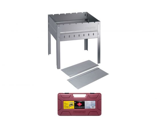 Разборный мангал FORESTER MOBILE, со складным дном, в пластиковом кейсе BC-782MC – изображение 2