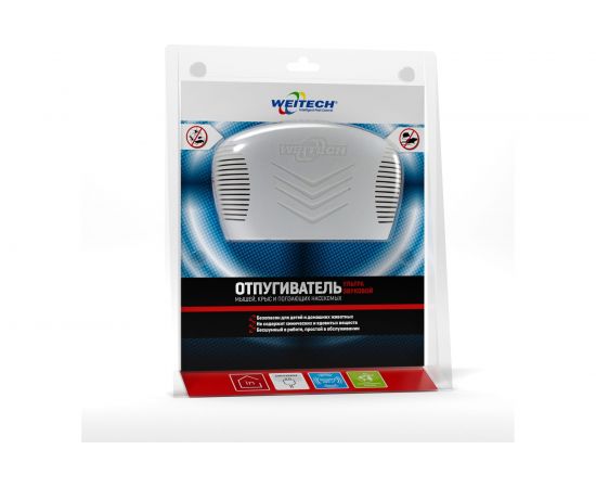 Ультразвуковой отпугиватель крыс, мышей Weitech WK0300-RU – изображение 2