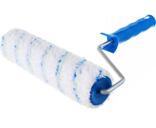 Валик 250 мм, ворс 12 мм, D - 48 мм, D ручки - 8 мм СИБРТЕХ Водные краски 80137 – изображение 2