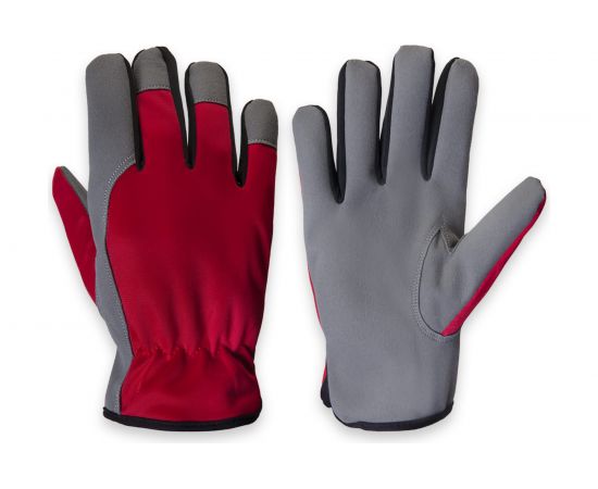 Перчатки трикотажные с утепленной подкладкой Jeta Safety Winter Motor красный/белый/JLE625-9/L – изображение 2