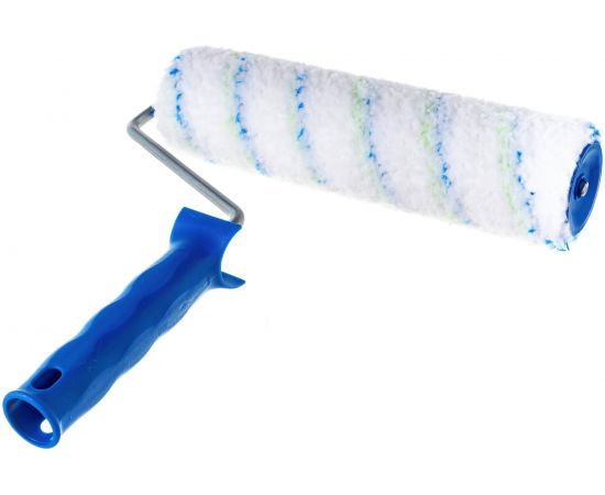 Валик 250 мм, ворс 12 мм, D - 48 мм, D ручки - 8 мм СИБРТЕХ Водные краски 80137 – изображение 3