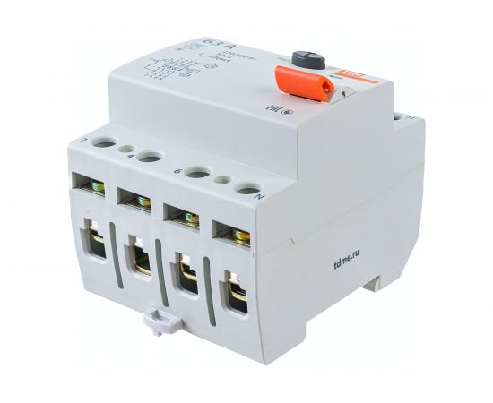 Устройство защитного отключения TDM ВД1-63S 4Р 63А 100мА SQ0203-0072 – изображение 3