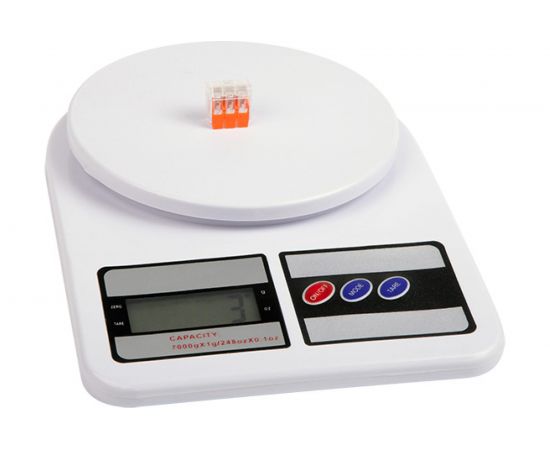 Настольные электронные универсальные весы REXANT от 1 гр. до 5 кг, пластик 72-1003 – изображение 3