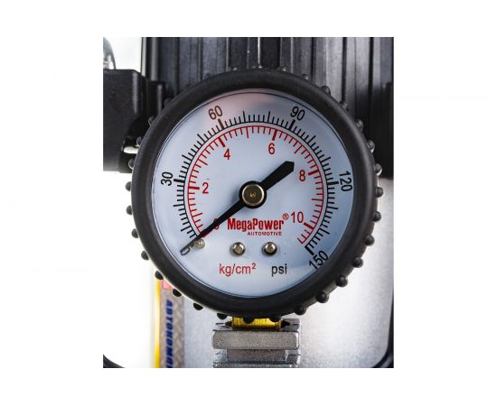 Поршневой компрессор 150PSI 35л/мин, 14А с улучшенным охлаждением MEGAPOWER M-12001 – изображение 3