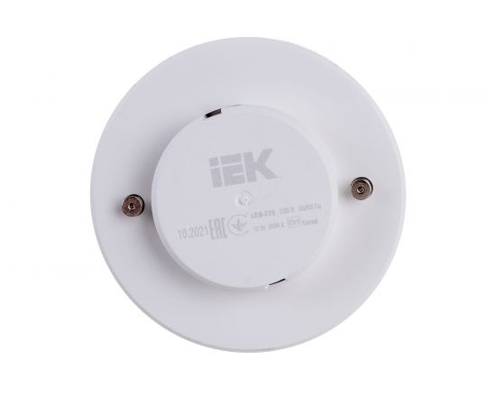 Лампа IEK LED T75 таблетка 12вт 230В 3000К GX53 LLE-T80-12-230-30-GX53 – изображение 3