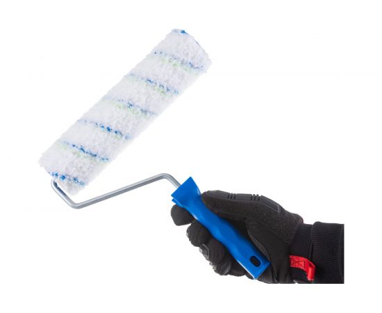 Валик 250 мм, ворс 12 мм, D - 48 мм, D ручки - 8 мм СИБРТЕХ Водные краски 80137 – изображение 4