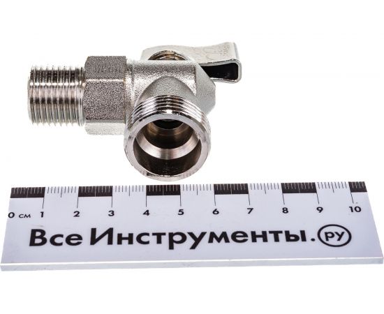 Кран НН 1/2х3/4 для подключения стиральных / посудомоечных машин Uni-Fitt 181N2300 – изображение 4