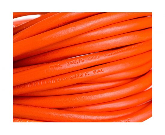 Силовой удлинитель ЭРА UPx1-2x0.75-10m-IP44 в бухте, без заземления, 1 гнездо, 10м, ПВС 2х0.75 Б0043036 – изображение 5