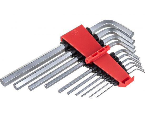 Набор средних Г-образных шестигранников 10 предметов FORCE 5102L – изображение 5