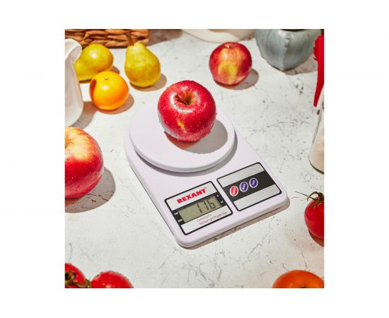 Настольные электронные универсальные весы REXANT от 1 гр. до 5 кг, пластик 72-1003 – изображение 7