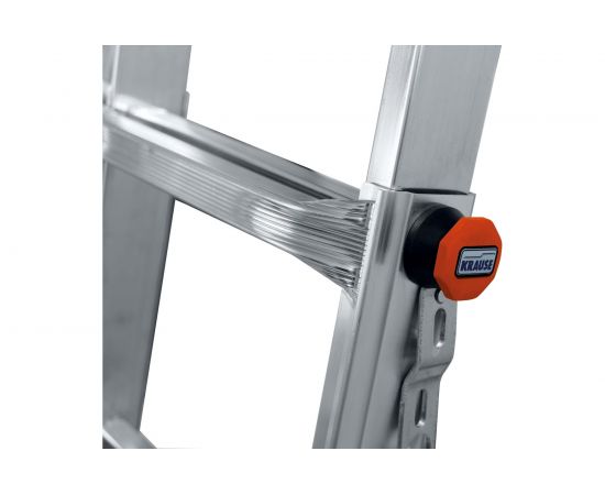 Шарнирная телескопическая стремянка Krause MONTO TELEMATIC 4х5 перекладины 129963 – изображение 9