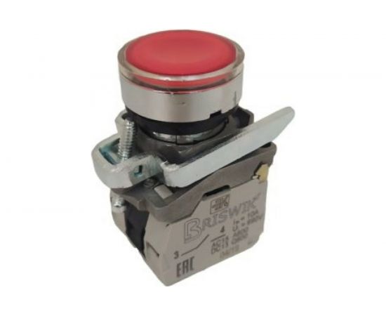 Выключатель Briswik КМЕ 4611м-Л 220В красный IP65 УХЛ2 10А 1но 1нз aB-EB-5Ai-7221 
