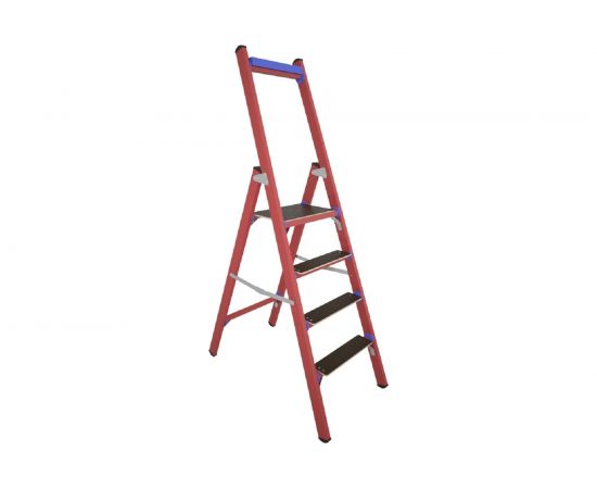 Диэлектрическая стеклопластиковая стремянка с симметричной опорой Антиток ССД-1.0 Е Т 249369 