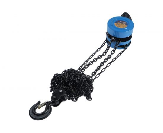 Цепная таль TUNDRA 1.5 тонны, высота 2.5 метра 1002771 