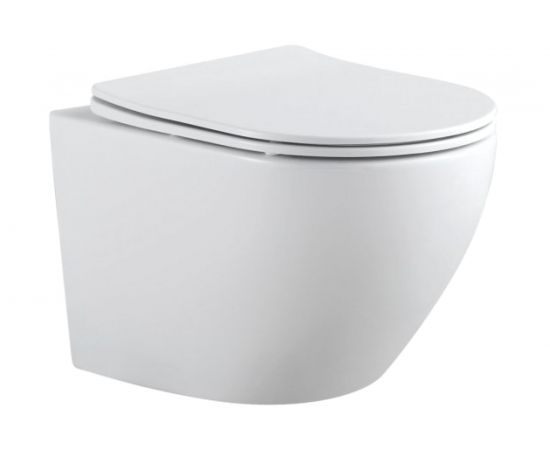 Подвесной унитаз Aquanet Cetus 2.0 W с сидением, с Rimless 00243541 