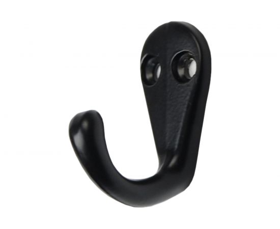 Мебельный крючок JET 588 алюминий, черный CQ588A.001BL99 