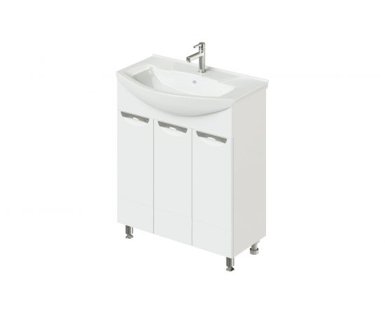 Напольная тумба с раковиной ИТАНА Nrava Aqua Адель 75 750х450х870 11246 