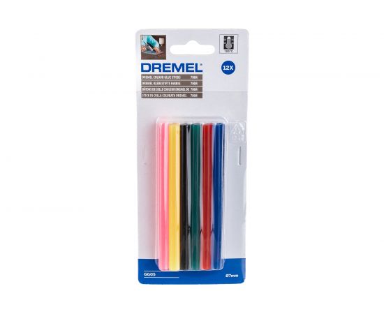 Клеевые стержни цветные (7 мм) Dremel 2615GG05JA 